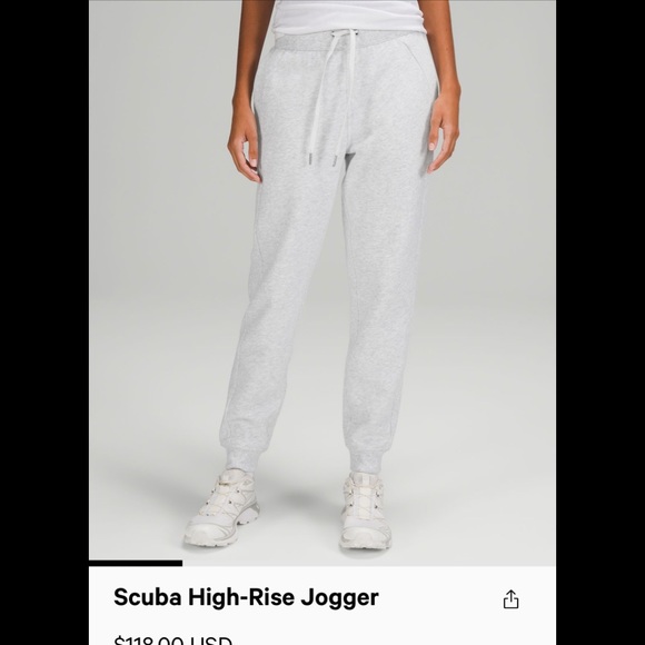 NWT lululemon scuba HR joggers size 4 - Picture 2 of 9
